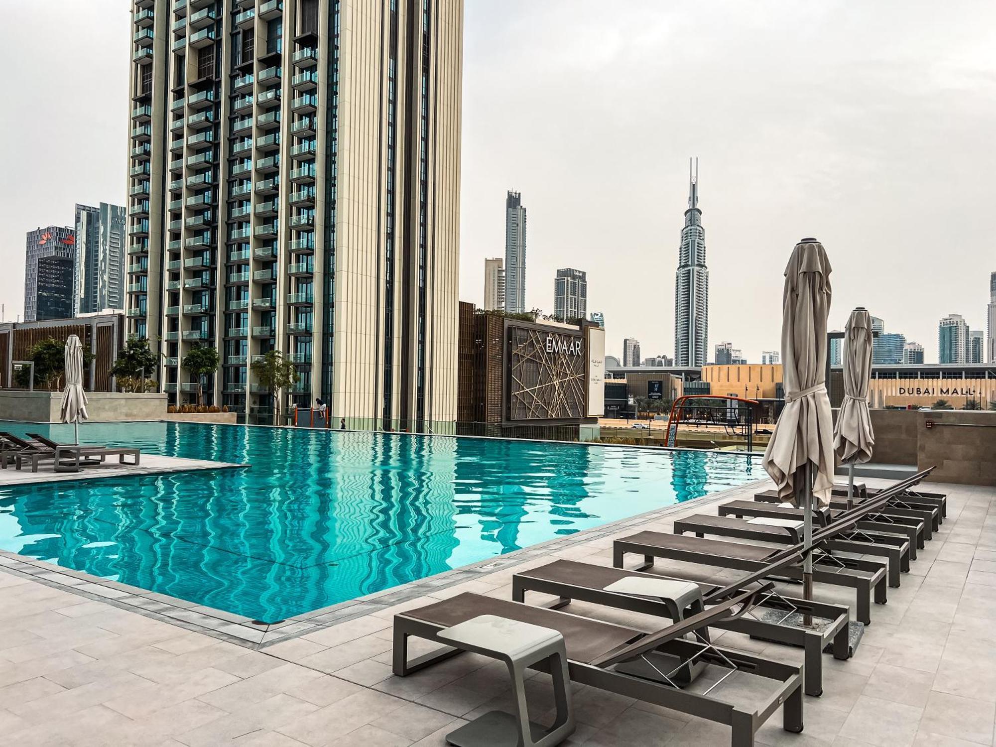 Ferienwohnung Stunning Burj View Dubai Mall Access Infinity Pool Exterior foto