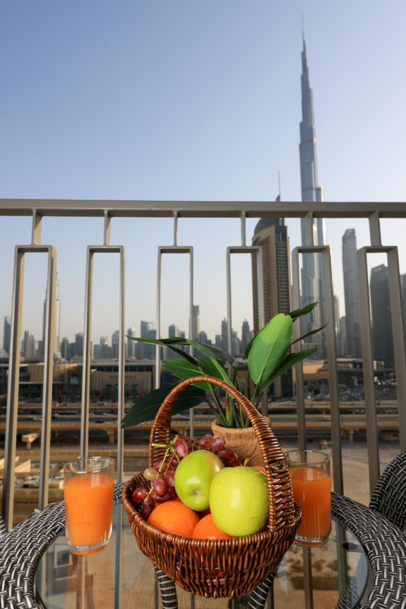 Ferienwohnung Stunning Burj View Dubai Mall Access Infinity Pool Exterior foto