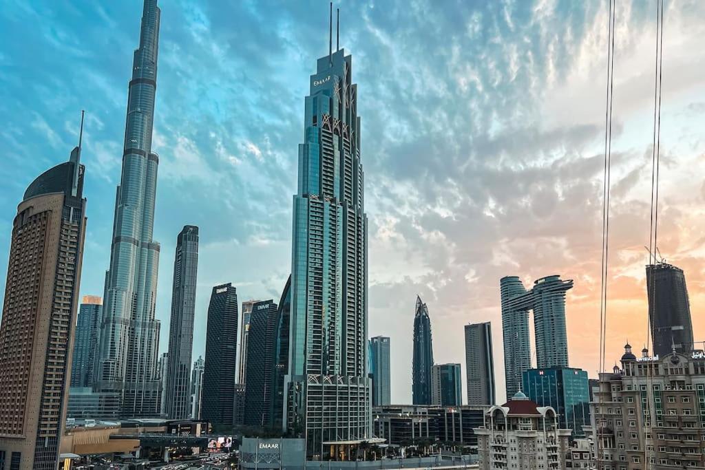 Ferienwohnung Stunning Burj View Dubai Mall Access Infinity Pool Exterior foto