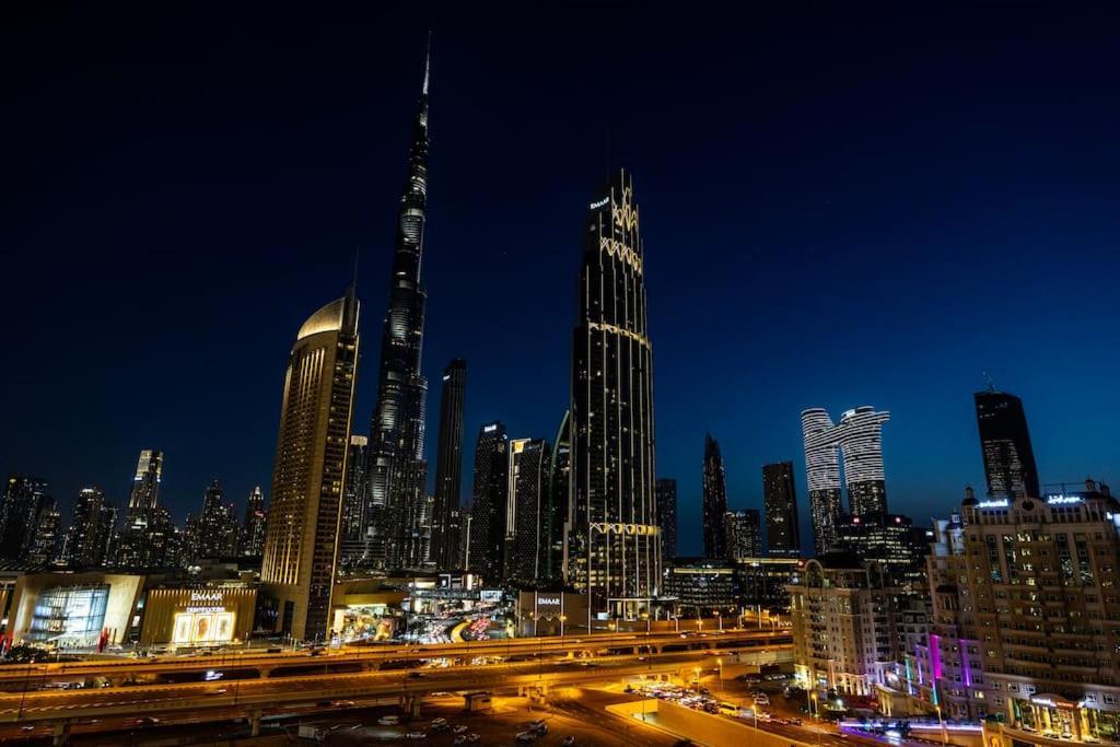 Ferienwohnung Stunning Burj View Dubai Mall Access Infinity Pool Exterior foto